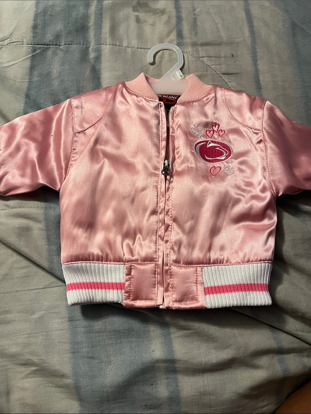 Genuine Stuff Penn State Nittany Lions Infant Satin Bomber Jacket